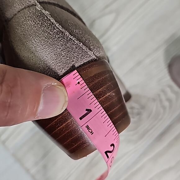 Sam Edelman Pedra Taupe Suede Leather Ankle Boots Womens Size 5 NEW - Picture 13 of 13